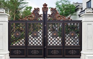 別墅庭院大門造型設(shè)計(jì)定制 443